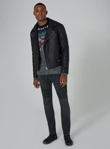 Topman Mens Multi-coloured Mohair Nordic Jumper