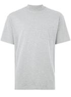 Topman Mens Mid Grey Gray Turtle Neck Oversized T-shirt