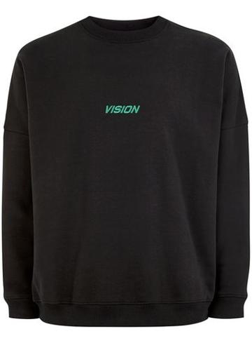 Topman Mens Vision Street Wear Black Sweatshirt