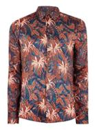 Topman Mens Multi Floral Long Sleeve Shirt
