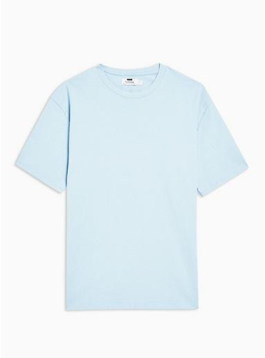 Topman Mens Pale Blue Oversized T-shirt