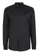 Topman Mens Black Stretch Skinny Fit Dress Shirt