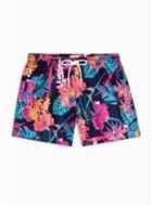 Topman Mens Multi Bright Floral Print Swim Shorts