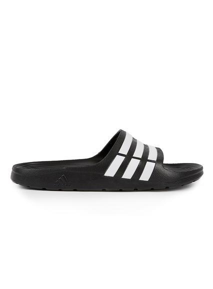 Topman Mens Adidas Neo Duramo Slide Black And White Sandals