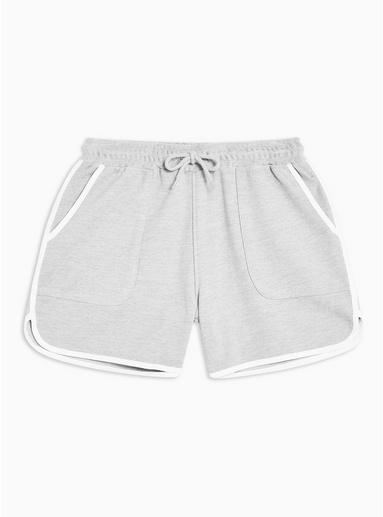 Topman Mens Grey Runner Jersey Shorts