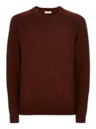 Topman Mens Selected Homme Red Wool Sweater