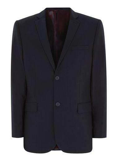 Topman Mens Navy Slim Fit Suit Jacket