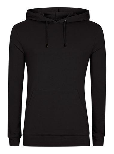 Topman Mens Black Ultra Muscle Fit Hoodie