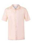 Topman Mens Premium Pink Revere Collar Shirt