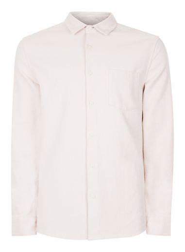 Topman Mens Ltd Pink Pilled Fabric Shirt