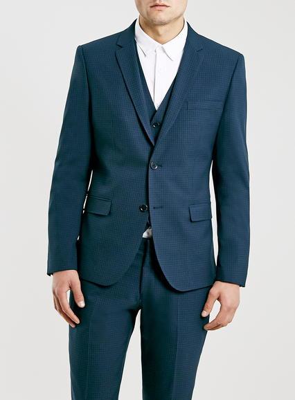 Topman Mens Blue Selected Homme Navy Blazer