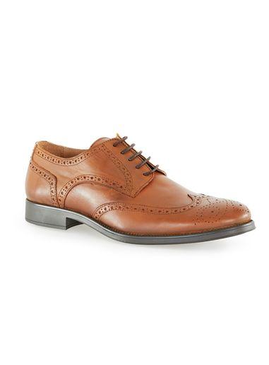 Topman Mens Brown Selected Homme Tan Leather Brogues