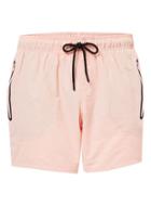 Topman Mens Premium Pink Swim Shorts