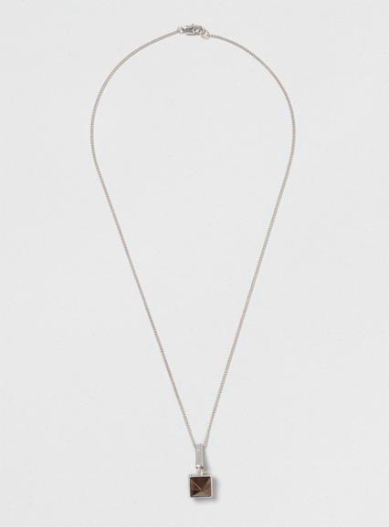 Topman Mens Metallic Tigerseye Stone Necklace*