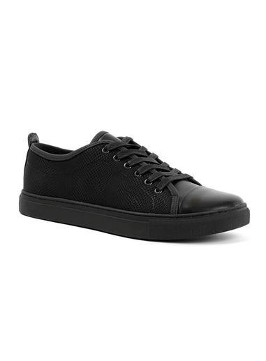 Topman Mens Black Fashion Sneakers