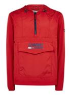 Topman Mens Tommy Jeans Red Anorak