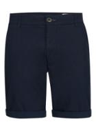 Topman Mens Blue Selected Homme Navy Slim Chino Shorts