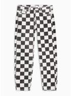 Topman Mens Multi Checkerboard Original Jeans
