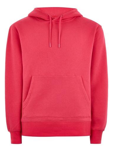 Topman Mens Bright Pink Classic Hoodie