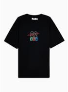 Topman Mens Black 'usa 92' T-shirt