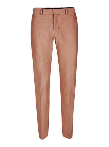 Topman Mens Selected Homme Dark Pink Trousers