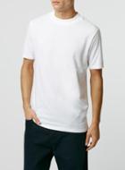 Topman Mens White Turtle Neck T-shirt