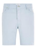 Topman Mens Blue Slim Denim Shorts