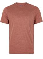 Topman Mens Orange Rust Marl Slim T-shirt