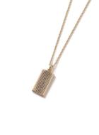 Topman Mens Gold Engraved Stick Necklace*