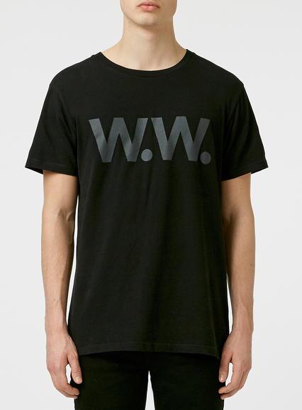 Topman Mens Wood Wood Black Slater T-shirt