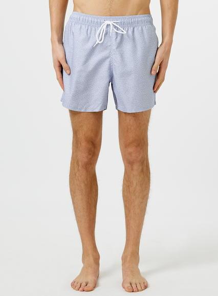Topman Mens Blue Marl Swim Shorts