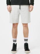 Topman Mens Ecru Off White Zip Jersey Shorts