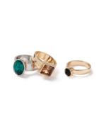 Topman Mens Multi Jewelled Ring Pack*