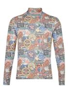 Topman Mens Topman Design Multicoloured Long Sleeve T-shirt