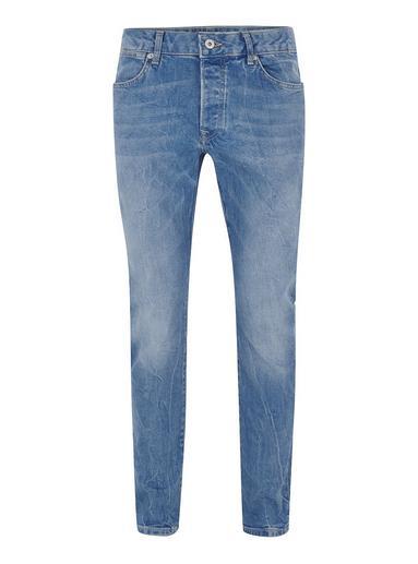 Topman Mens Bright Blue Stretch Slim Jeans