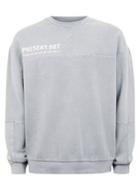 Topman Mens Grey Gray 'present Day' Sweatshirt