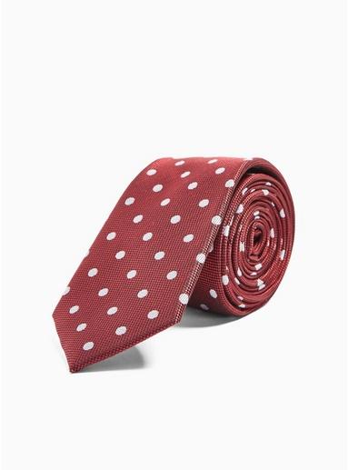 Topman Mens Red Polka Dot Tie