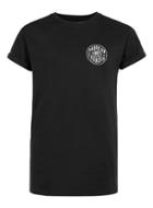 Topman Mens Black Brooklyn Print Muscle Roller Fit T-shirt