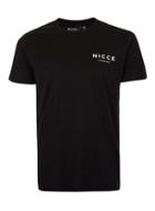 Topman Mens Nicce's Black Logo T-shirt