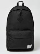 Topman Mens Black Branded Backpack
