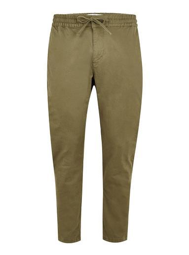 Topman Mens Khaki Woven Joggers