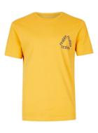 Topman Mens Yellow Mustard Reality Print T-shirt