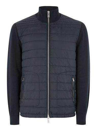 Topman Mens Selected Homme+ Navy Knitted Jacket