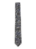 Topman Mens Black Liberty Dark Floral Print Tie