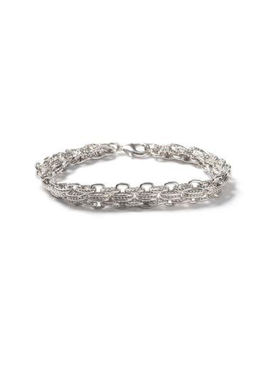 Topman Mens Silver Look Chain Link Bracelet*