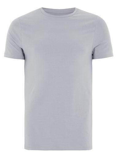 Topman Mens Mid Grey Mid Gray Ulra Muscle Fit T-shirt