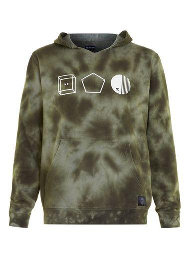 Topman Mens Dc Evan Smith Green Distressed Hoodie