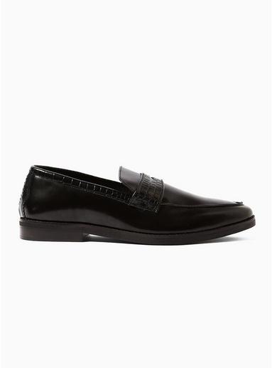 Topman Mens Black 'hawley Penny' Loafers