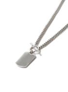 Topman Mens Silver Tag Necklace*