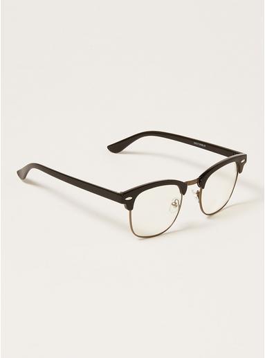Topman Mens Black Classic Glasses